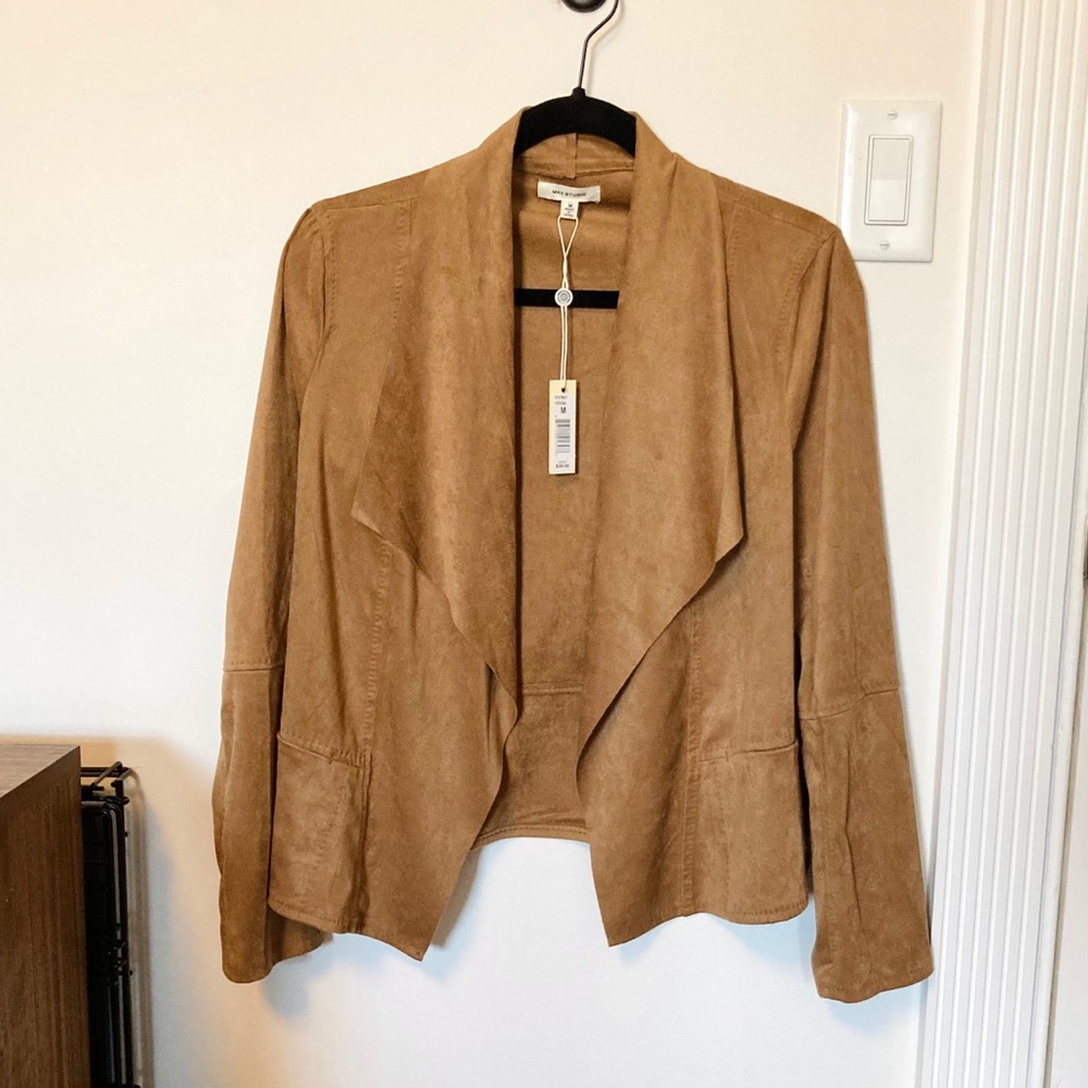 Max Studio Vegan Suede Jacket